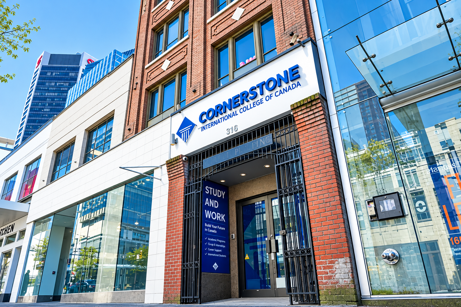 كلية كورنستون في كندا Cornerstone Community College of Canada
